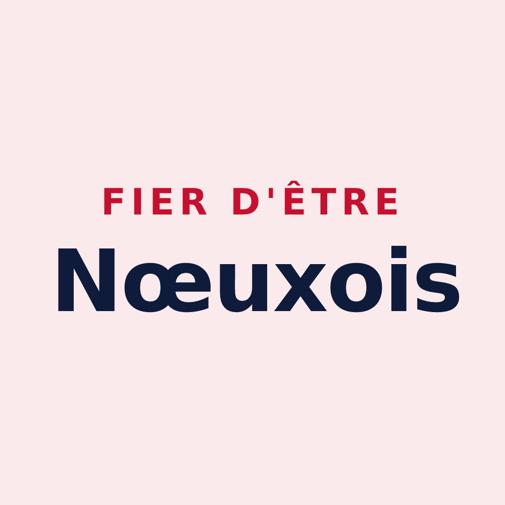Magnet « Fier d'être Nœuxois » — design pour Nœux-les-Mines