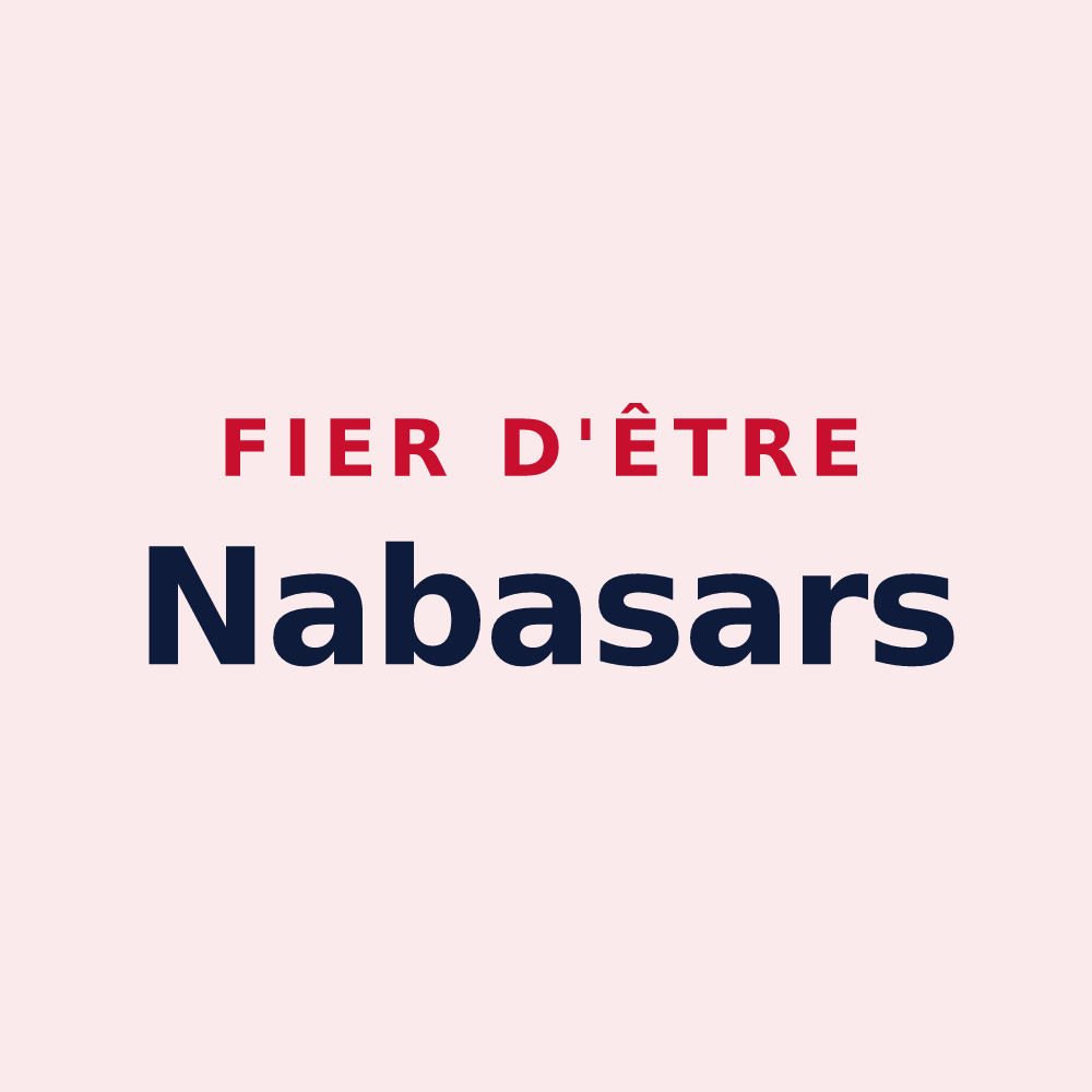 Magnet « Fier d'être Nabasars » — design pour Nabas