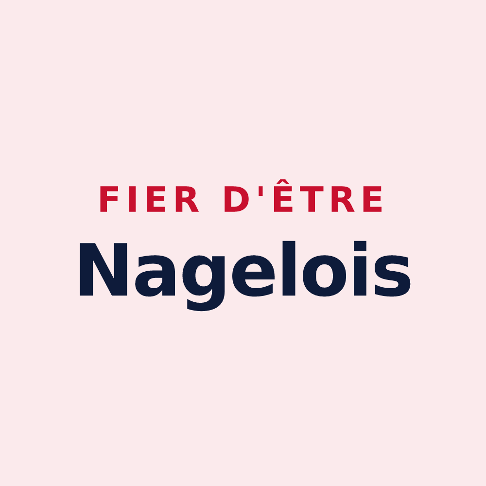 Magnet « Fier d'être Nagelois » — design pour Nagel-Séez-Mesnil