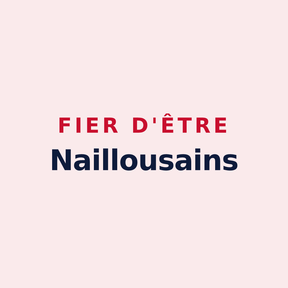 Magnet « Fier d'être Naillousains » — design pour Nailloux