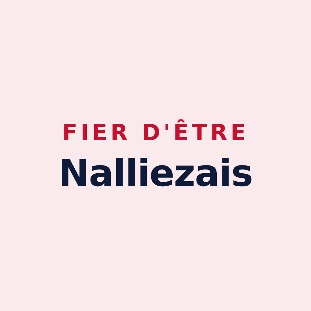 Magnet « Fier d'être Nalliezais » — design pour Nalliers