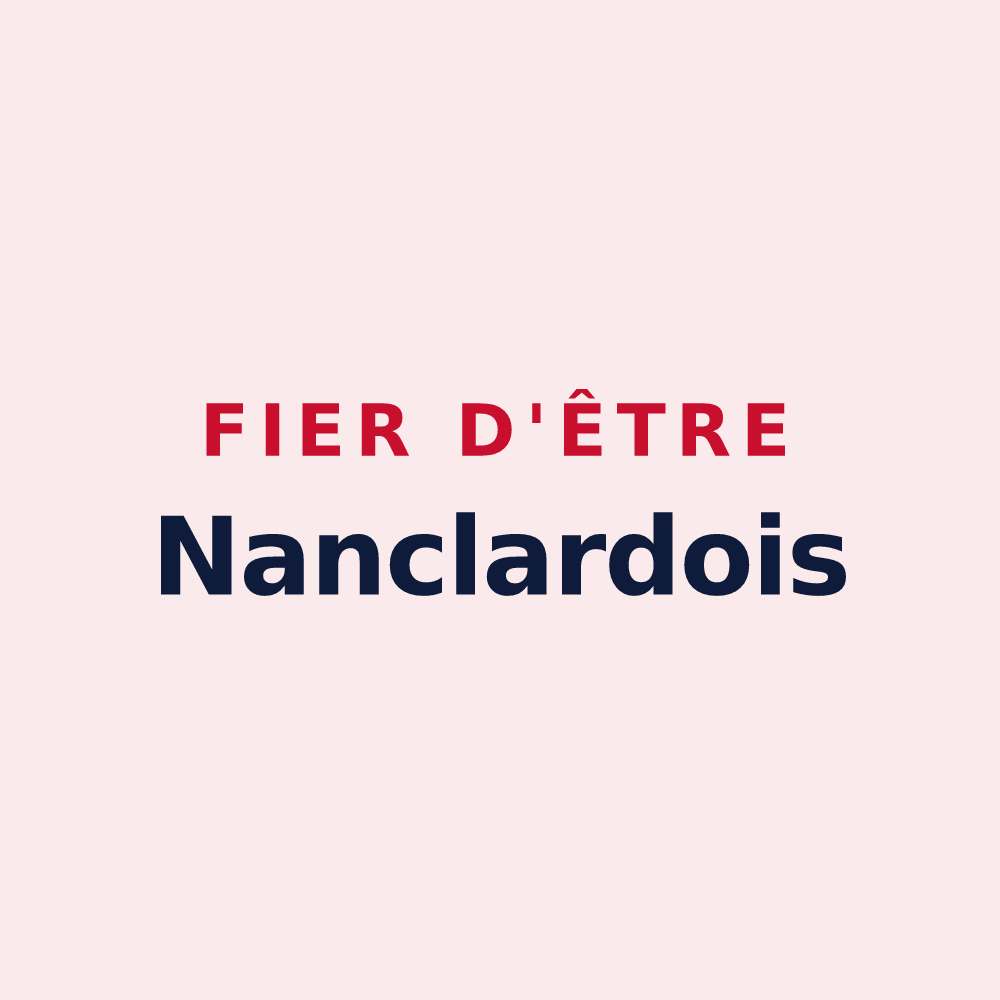 Magnet « Fier d'être Nanclardois » — design pour Nanclars