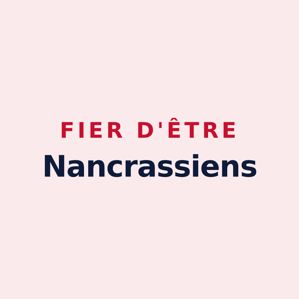 Magnet « Fier d'être Nancrassiens » — design pour Nancras