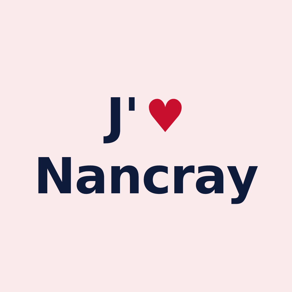 Magnet personnalisé Nancray — design J'aime Nancray