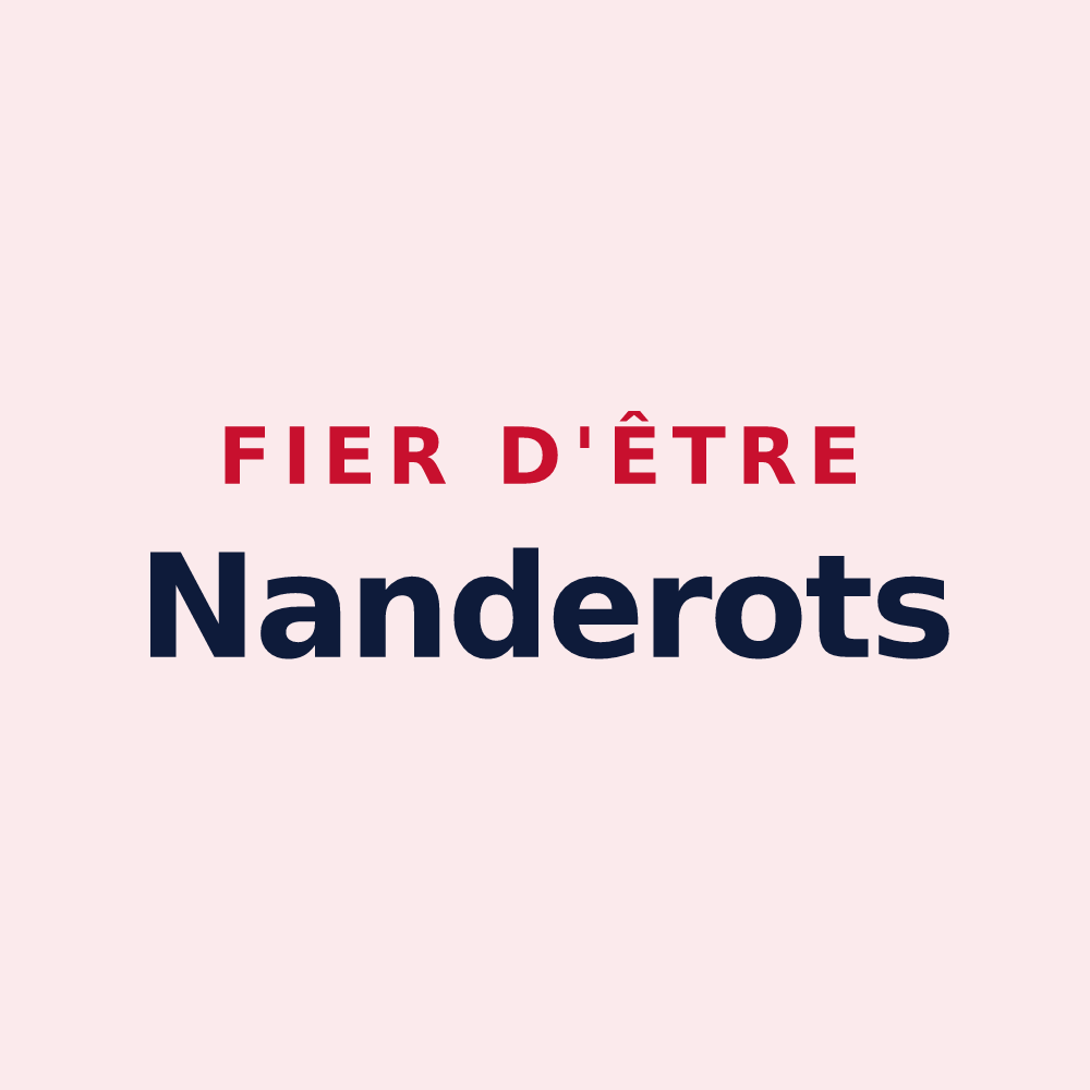 Magnet « Fier d'être Nanderots » — design pour Nandax