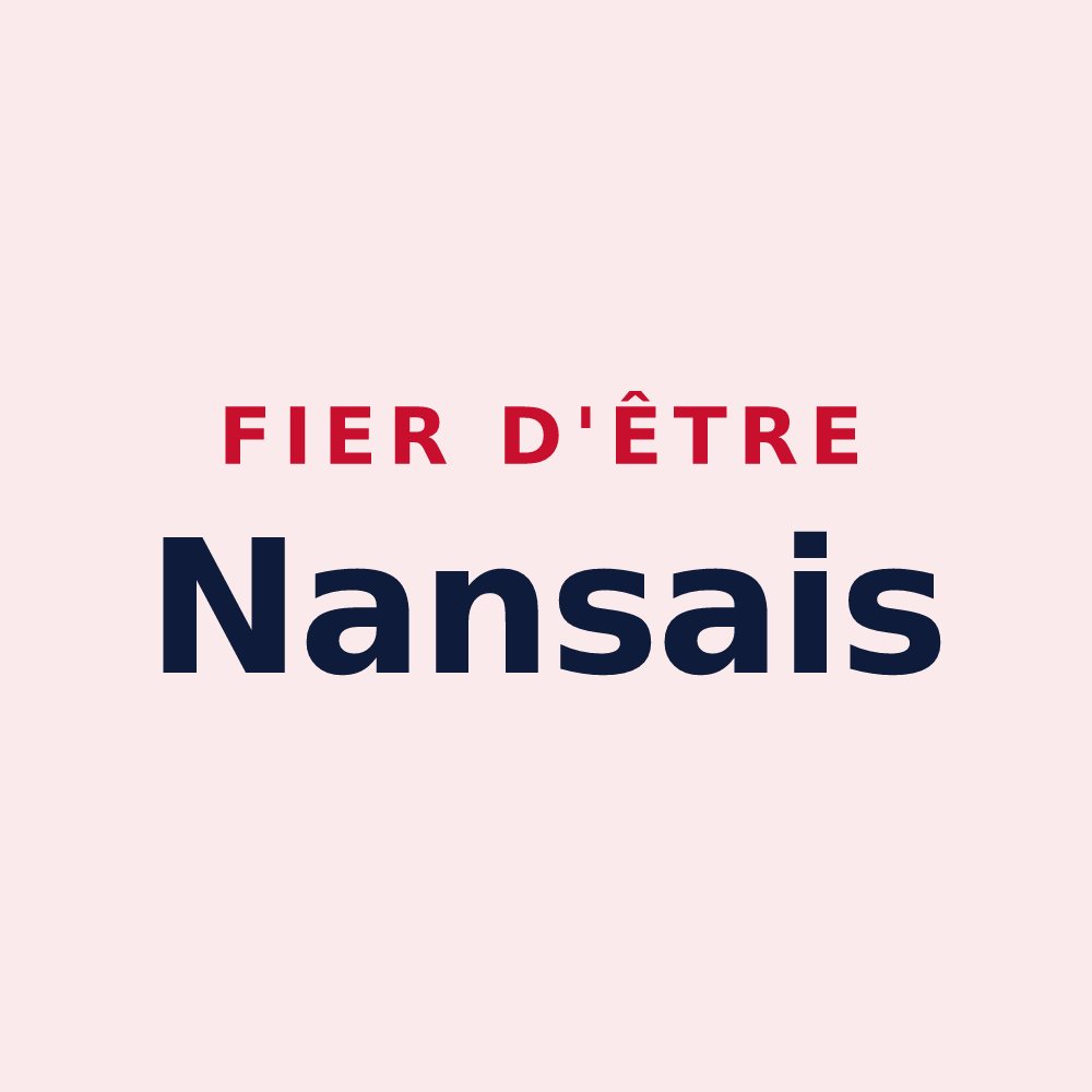 Magnet « Fier d'être Nansais » — design pour Nans-les-Pins
