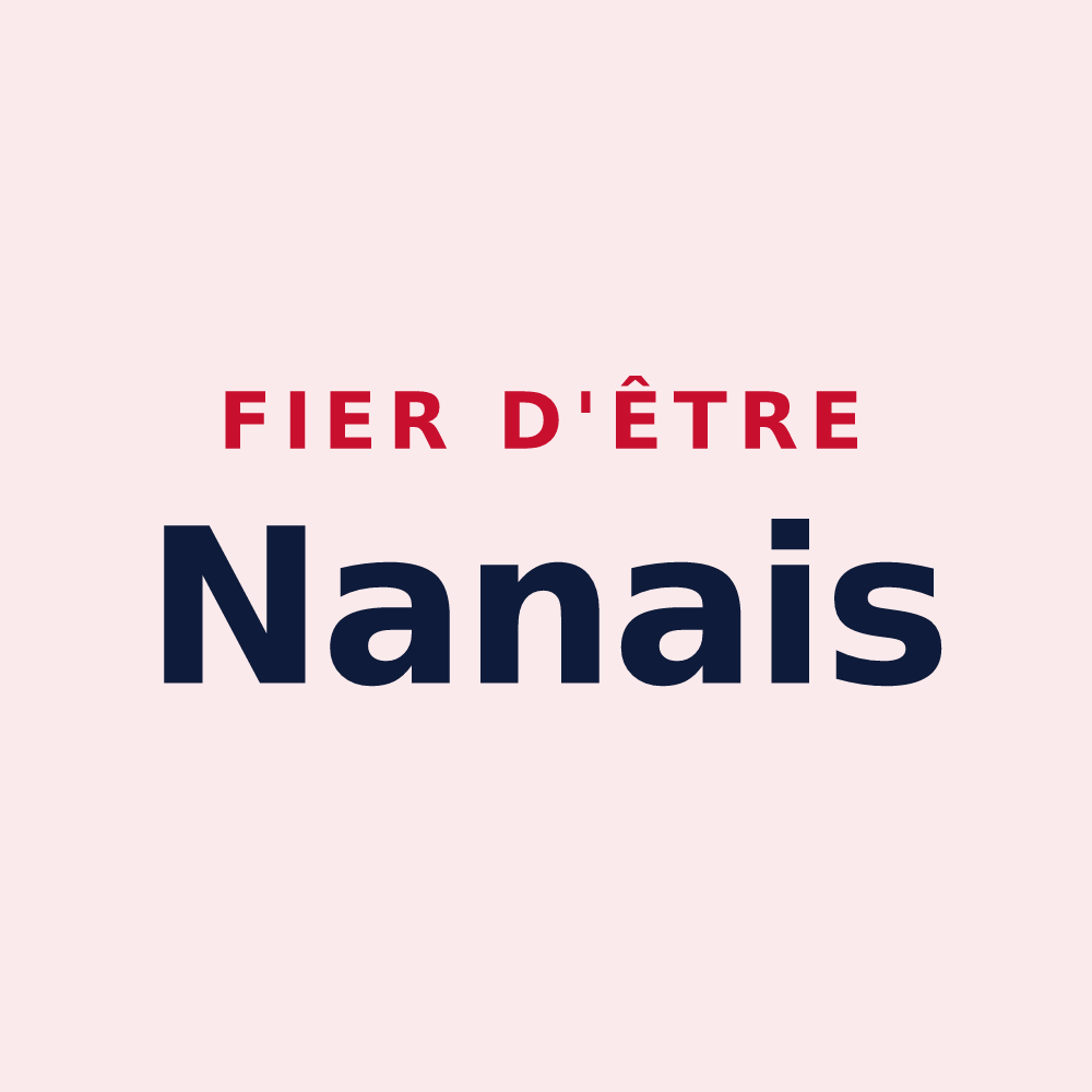 Magnet « Fier d'être Nanais » — design pour Nans-sous-Sainte-Anne