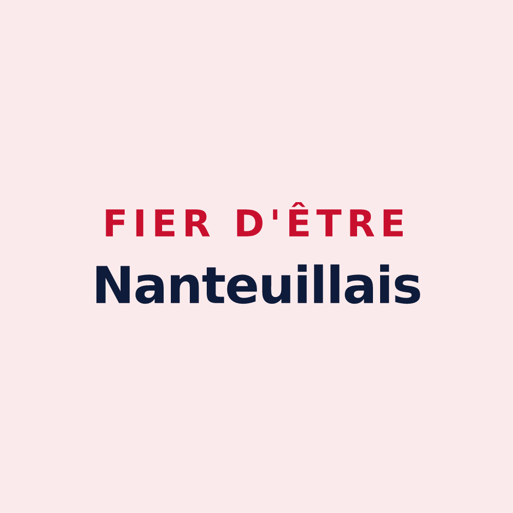 Magnet « Fier d'être Nanteuillais » — design pour Nanteuil-en-Vallée