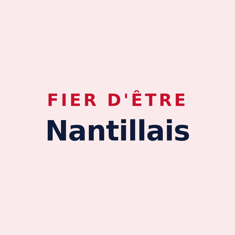 Magnet « Fier d'être Nantillais » — design pour Nantillé