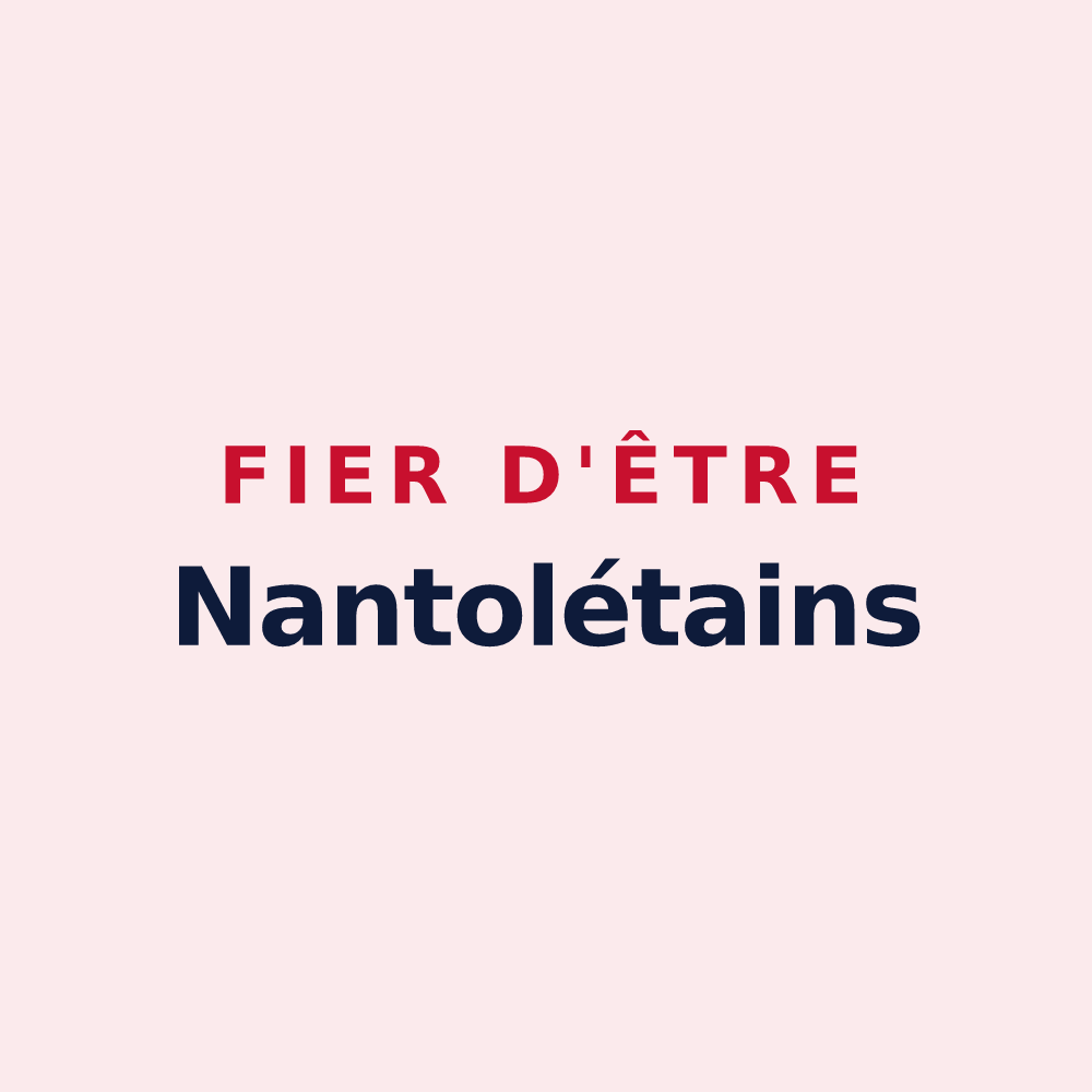 Magnet « Fier d'être Nantolétains » — design pour Nantouillet