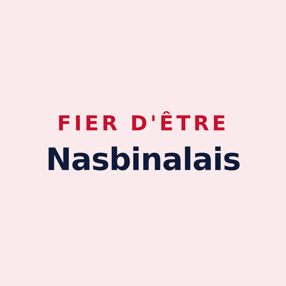 Magnet « Fier d'être Nasbinalais » — design pour Nasbinals