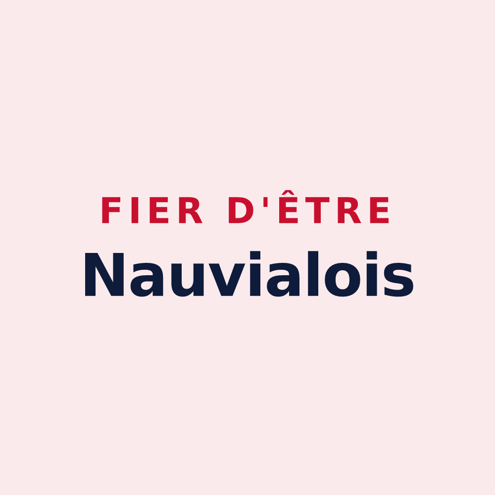 Magnet « Fier d'être Nauvialois » — design pour Nauviale