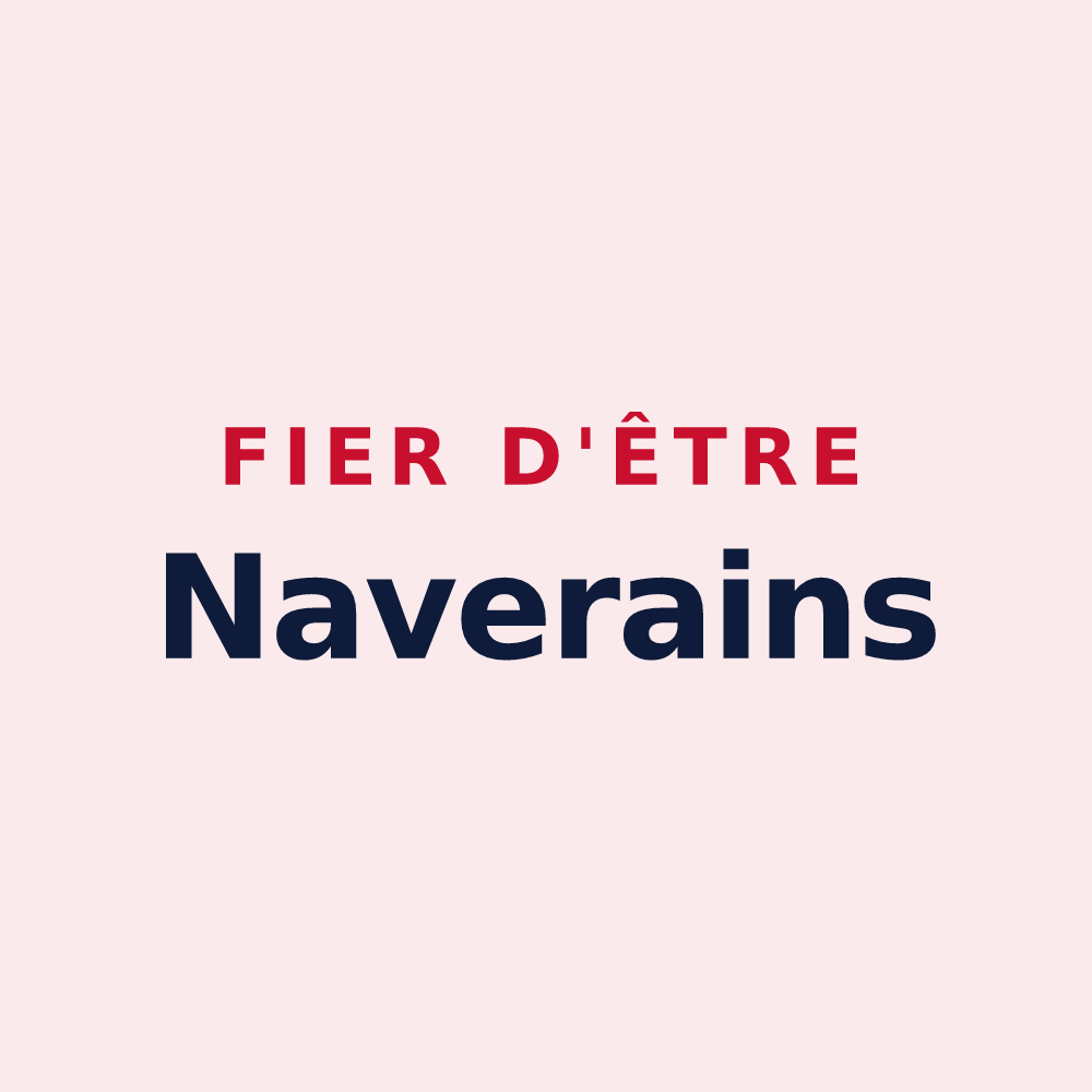 Magnet « Fier d'être Naverains » — design pour Nâves-Parmelan