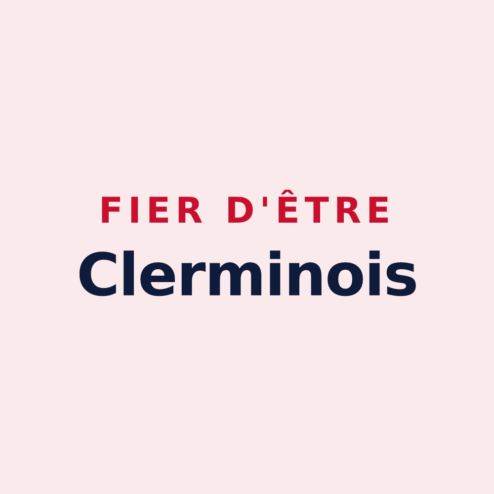 Magnet « Fier d'être Clerminois » — design pour Navour-sur-Grosne
