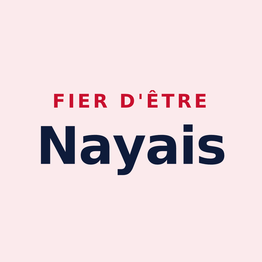 Magnet « Fier d'être Nayais » — design pour Nay