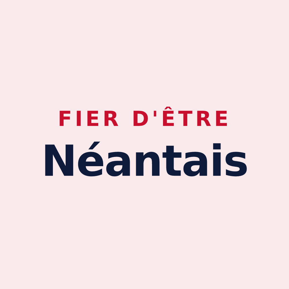 Magnet « Fier d'être Néantais » — design pour Néant-sur-Yvel