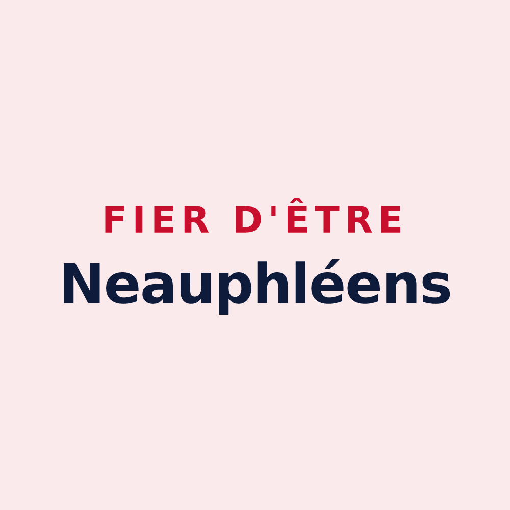 Magnet « Fier d'être Neauphléens » — design pour Neauphle-le-Château