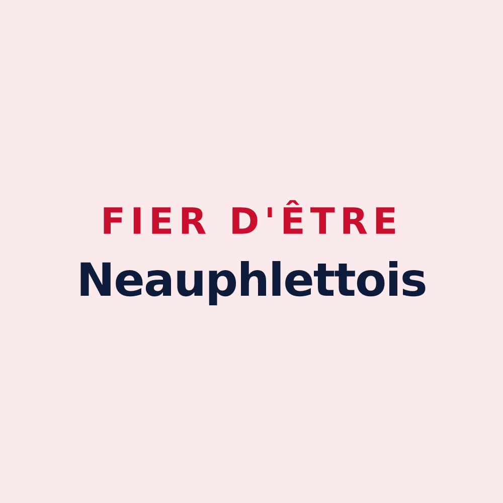Magnet « Fier d'être Neauphlettois » — design pour Neauphlette