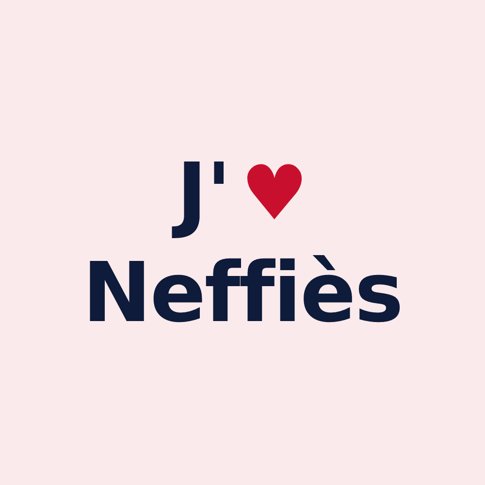 Magnet personnalisé Neffiès — design J'aime Neffiès
