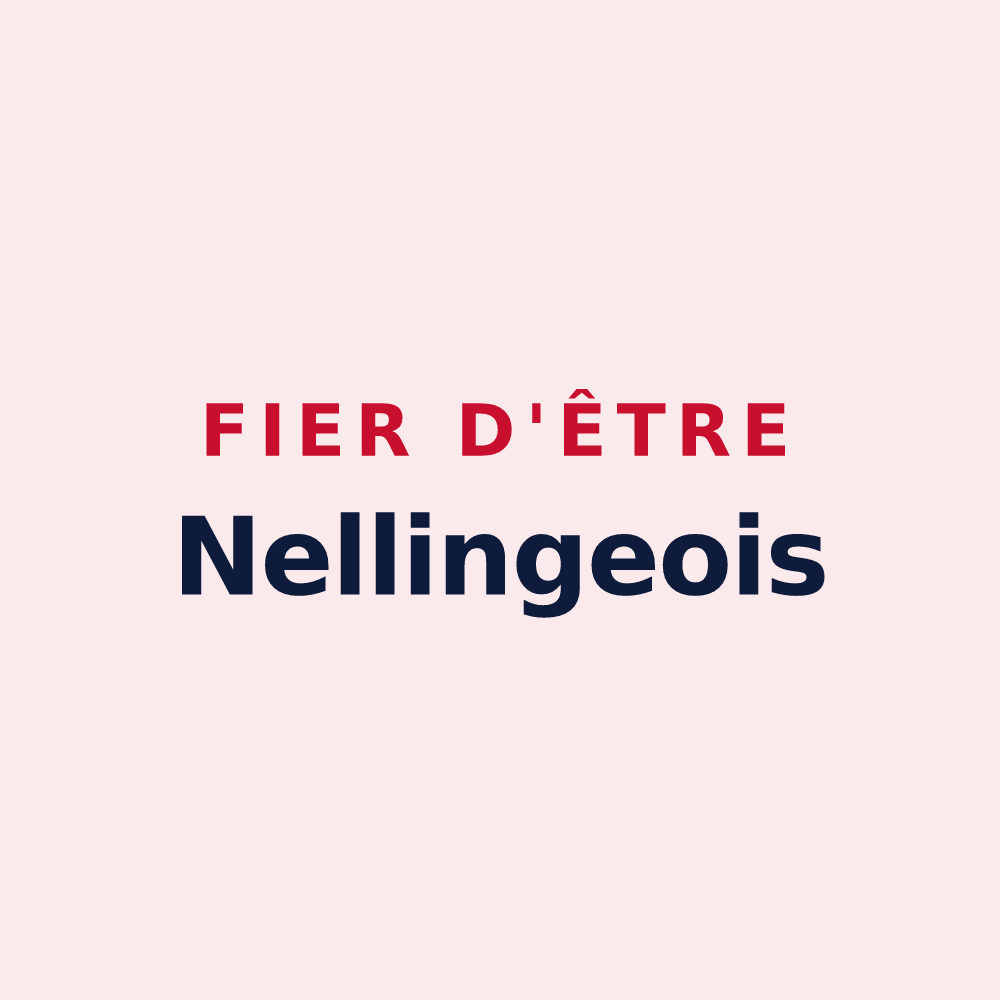 Magnet « Fier d'être Nellingeois » — design pour Nelling
