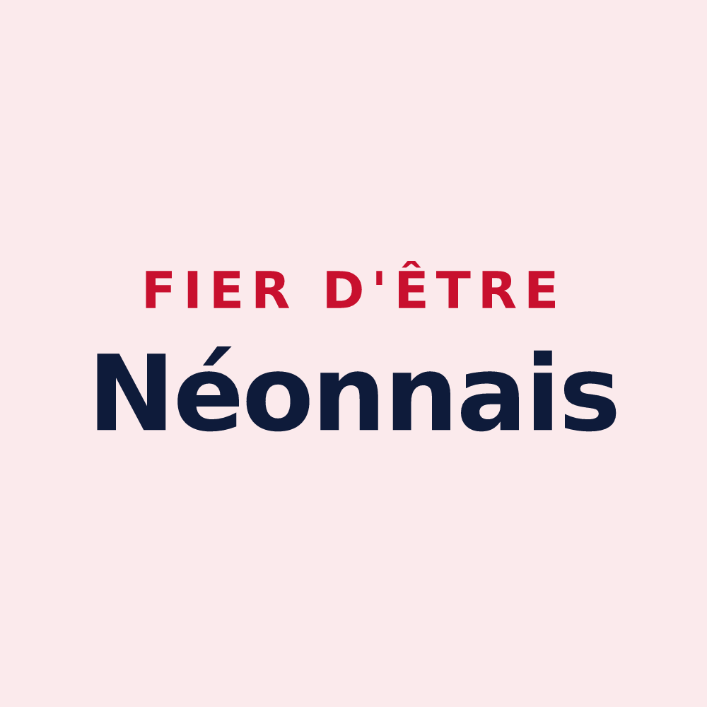 Magnet « Fier d'être Néonnais » — design pour Néons-sur-Creuse