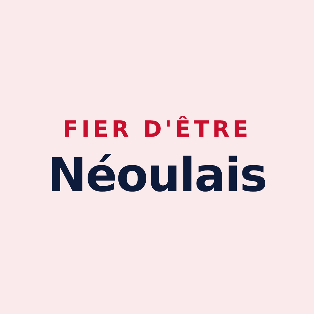 Magnet « Fier d'être Néoulais » — design pour Néoules