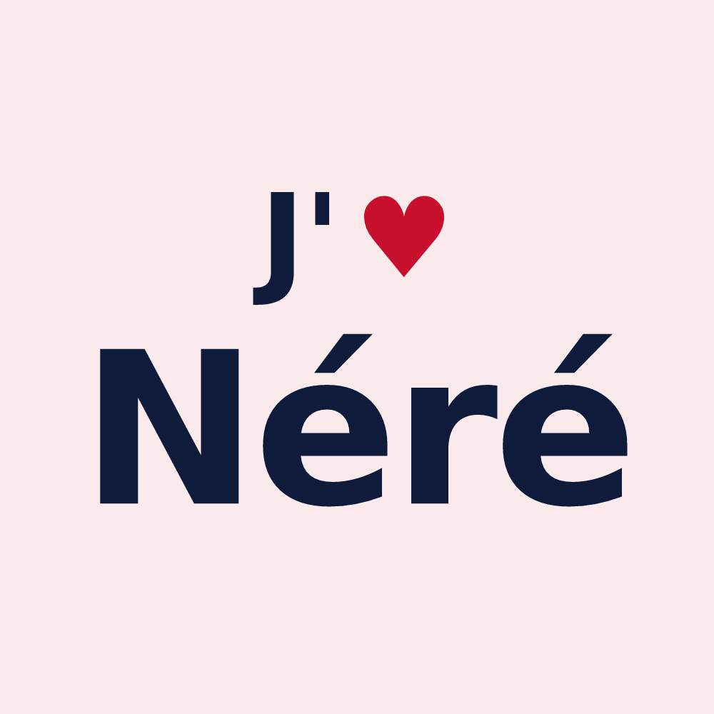 Magnet personnalisé Néré — design J'aime Néré