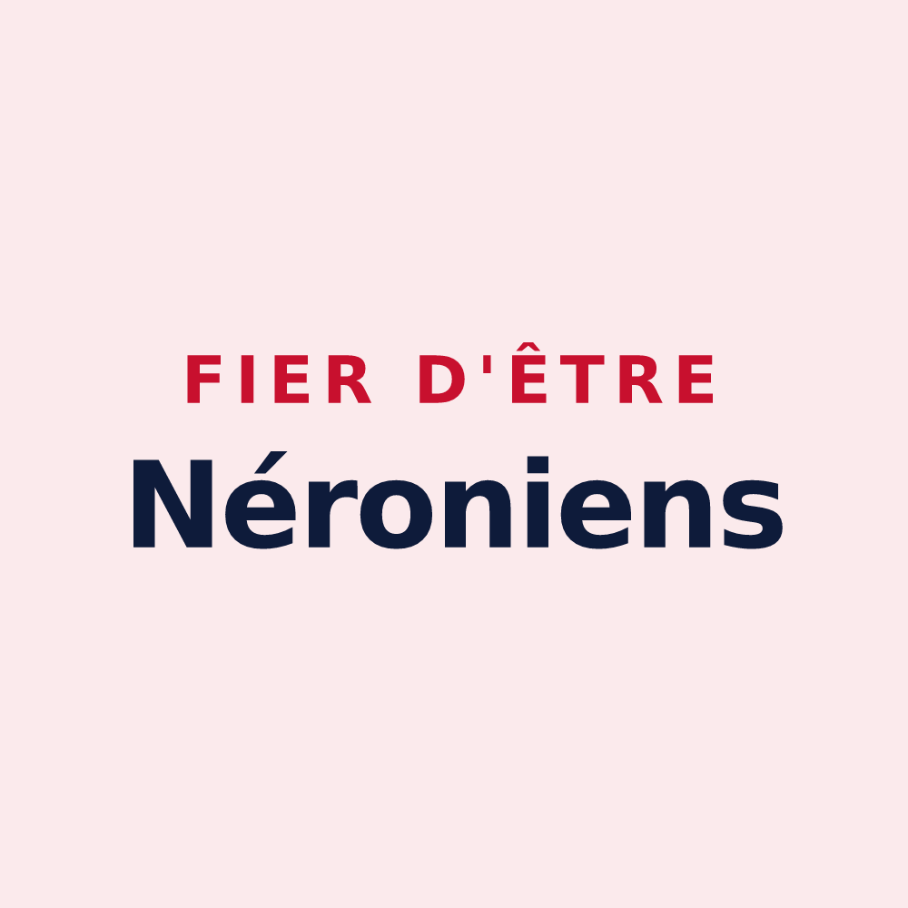 Magnet « Fier d'être Néroniens » — design pour Nernier