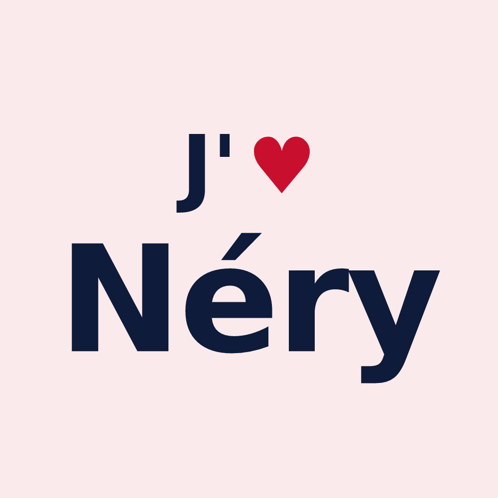 Magnet personnalisé Néry — design J'aime Néry