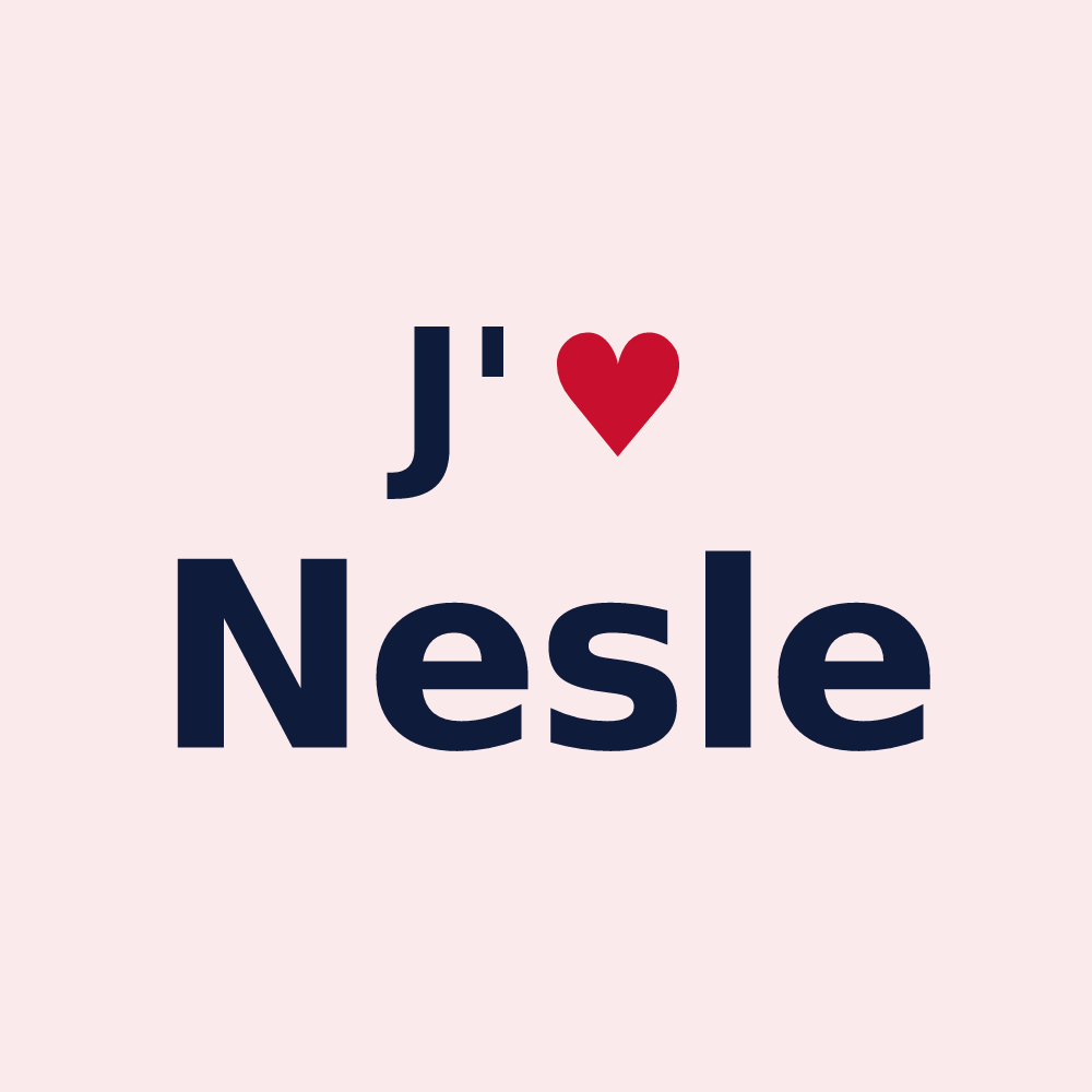 Magnet personnalisé Nesle — design J'aime Nesle