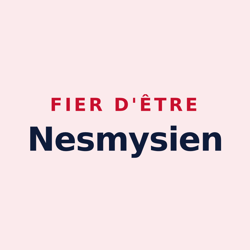 Magnet « Fier d'être Nesmysien » — design pour Nesmy