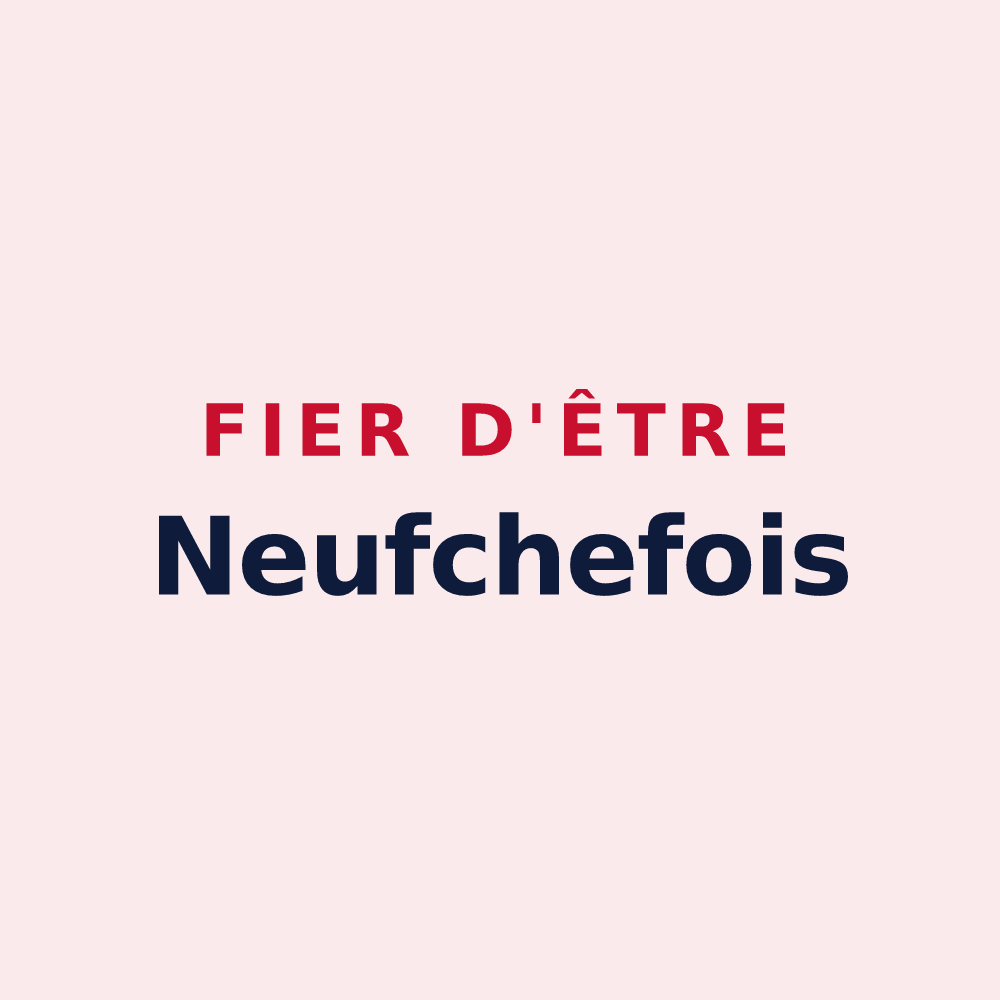 Magnet « Fier d'être Neufchefois » — design pour Neufchef