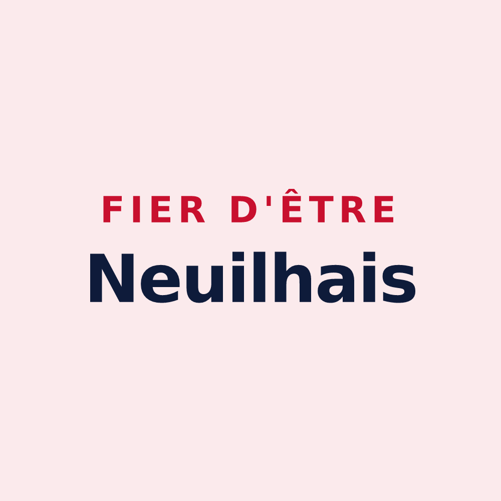 Magnet « Fier d'être Neuilhais » — design pour Neuilh