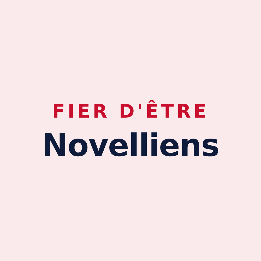 Magnet « Fier d'être Novelliens » — design pour Neuillay-les-Bois