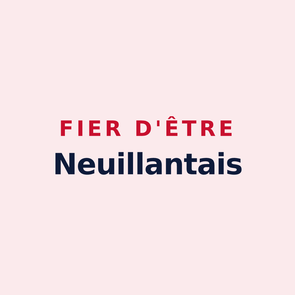 Magnet « Fier d'être Neuillantais » — design pour Neuilly-sous-Clermont