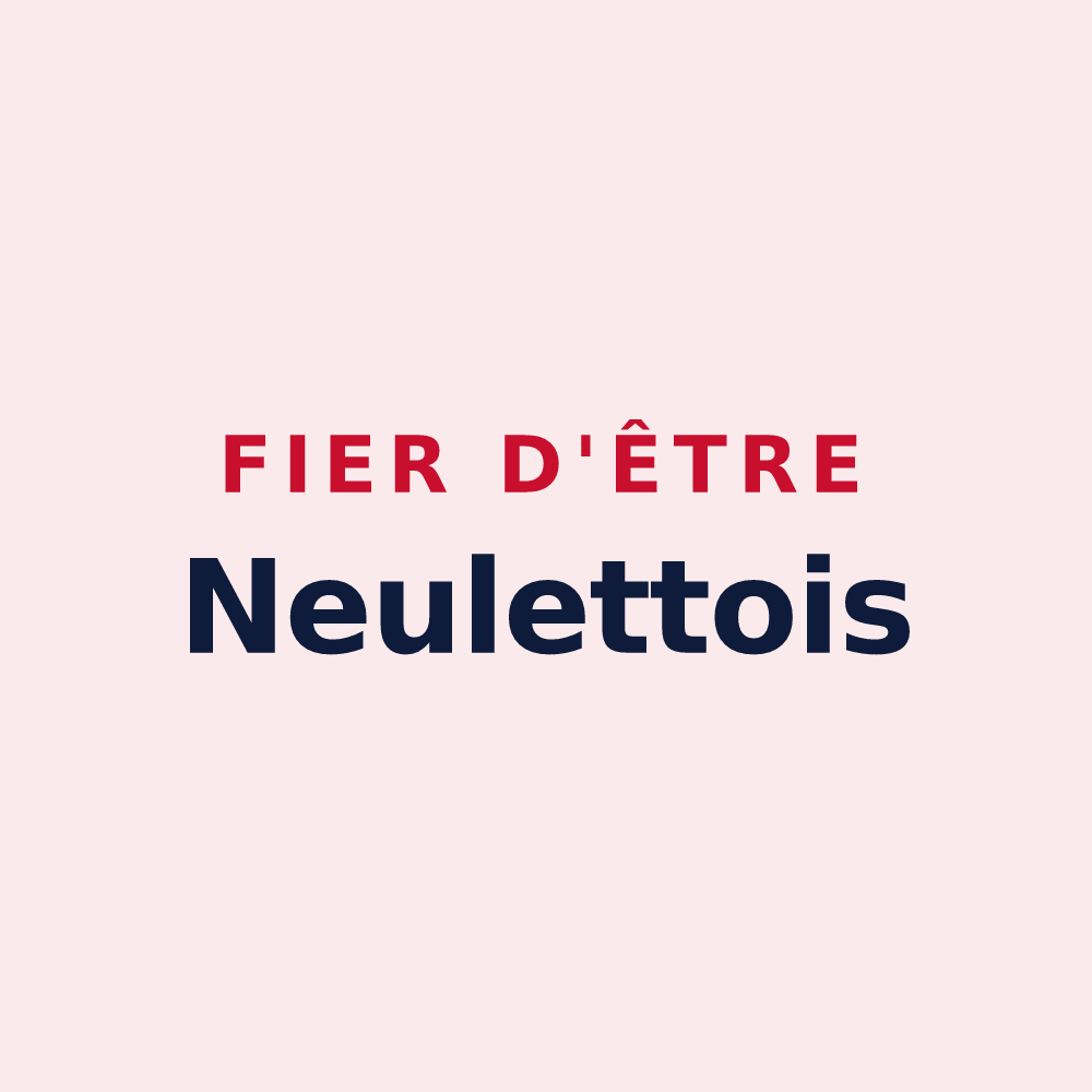Magnet « Fier d'être Neulettois » — design pour Neulette