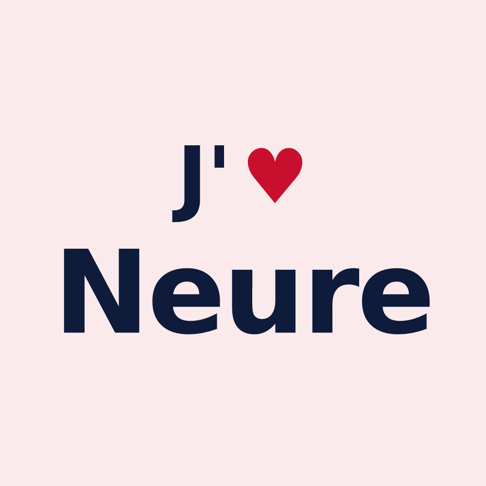Magnet personnalisé Neure — design J'aime Neure