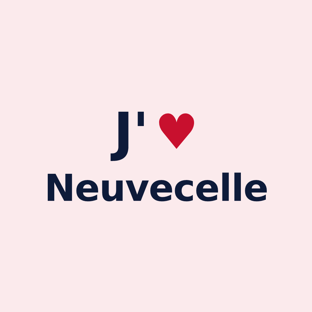 Magnet personnalisé Neuvecelle — design J'aime Neuvecelle