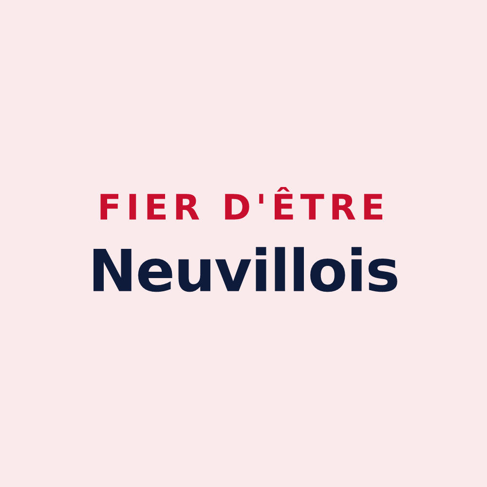 Magnet « Fier d'être Neuvillois » — design pour Neuville-sur-Ailette