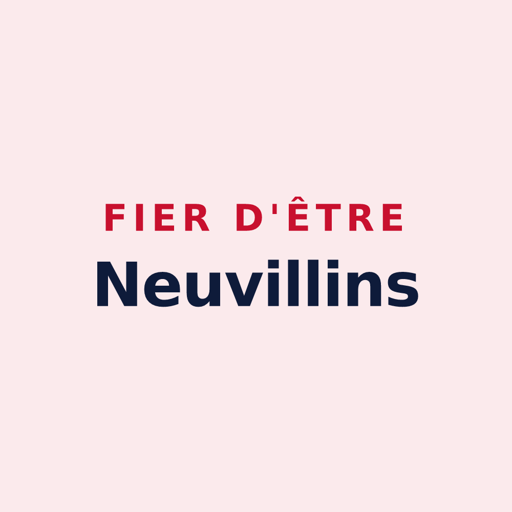 Magnet « Fier d'être Neuvillins » — design pour Neuvilley