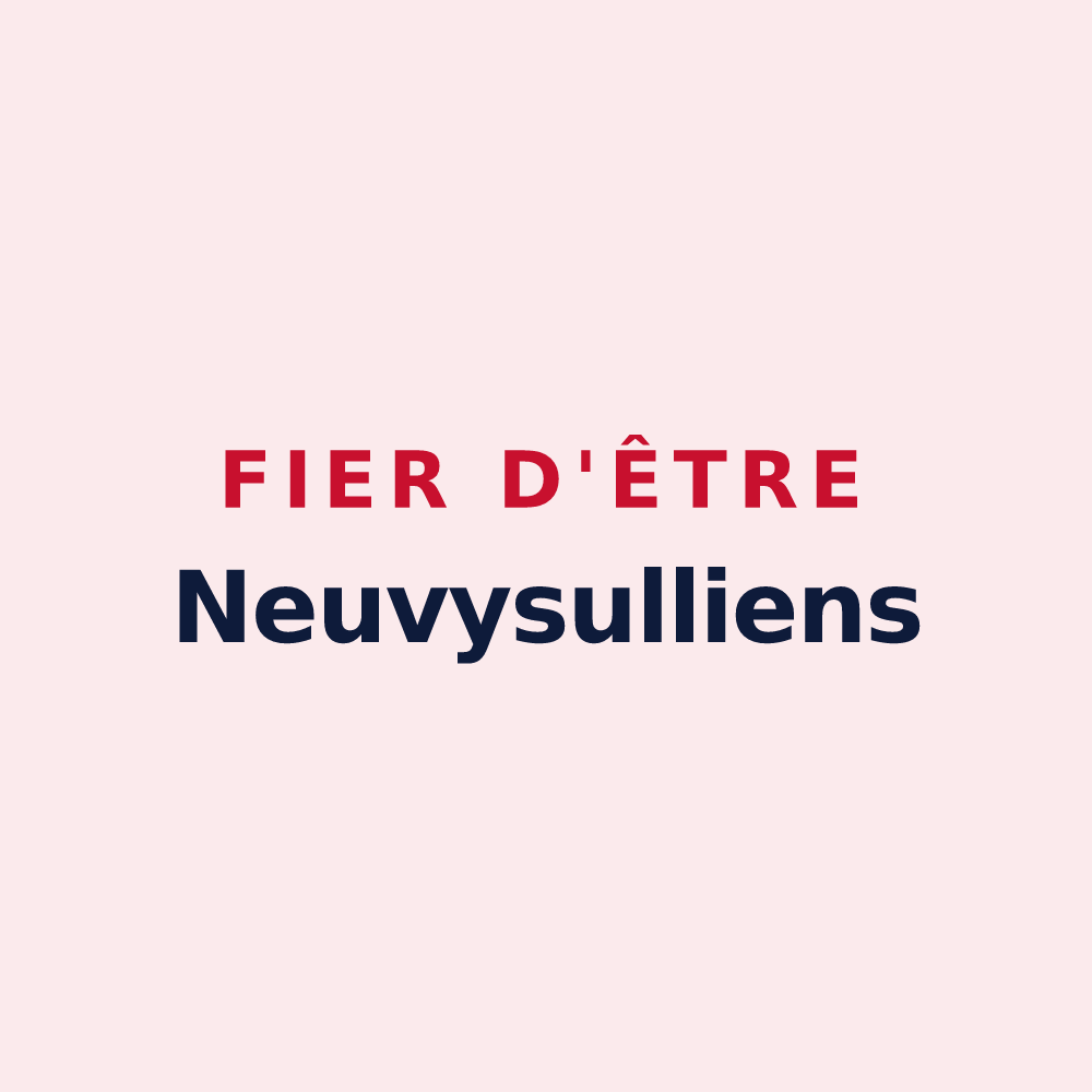 Magnet « Fier d'être Neuvysulliens » — design pour Neuvy-en-Sullias