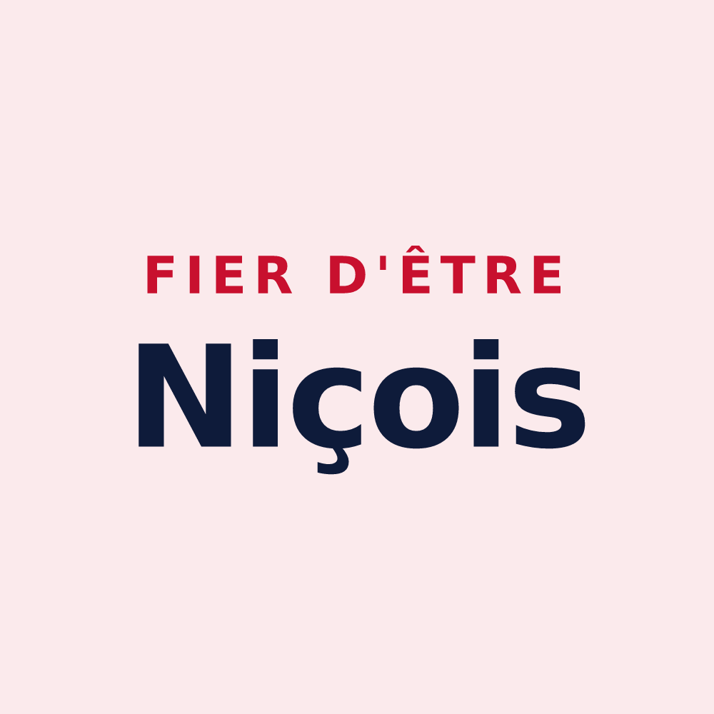 Magnet « Fier d'être Niçois » — design pour Nice
