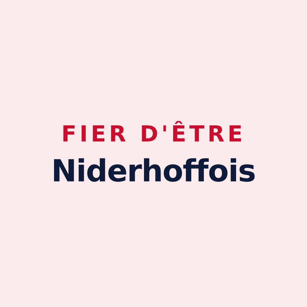 Magnet « Fier d'être Niderhoffois » — design pour Niderhoff