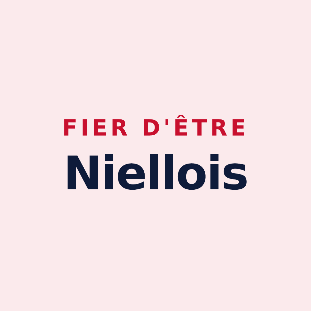 Magnet « Fier d'être Niellois » — design pour Nielles-lès-Calais