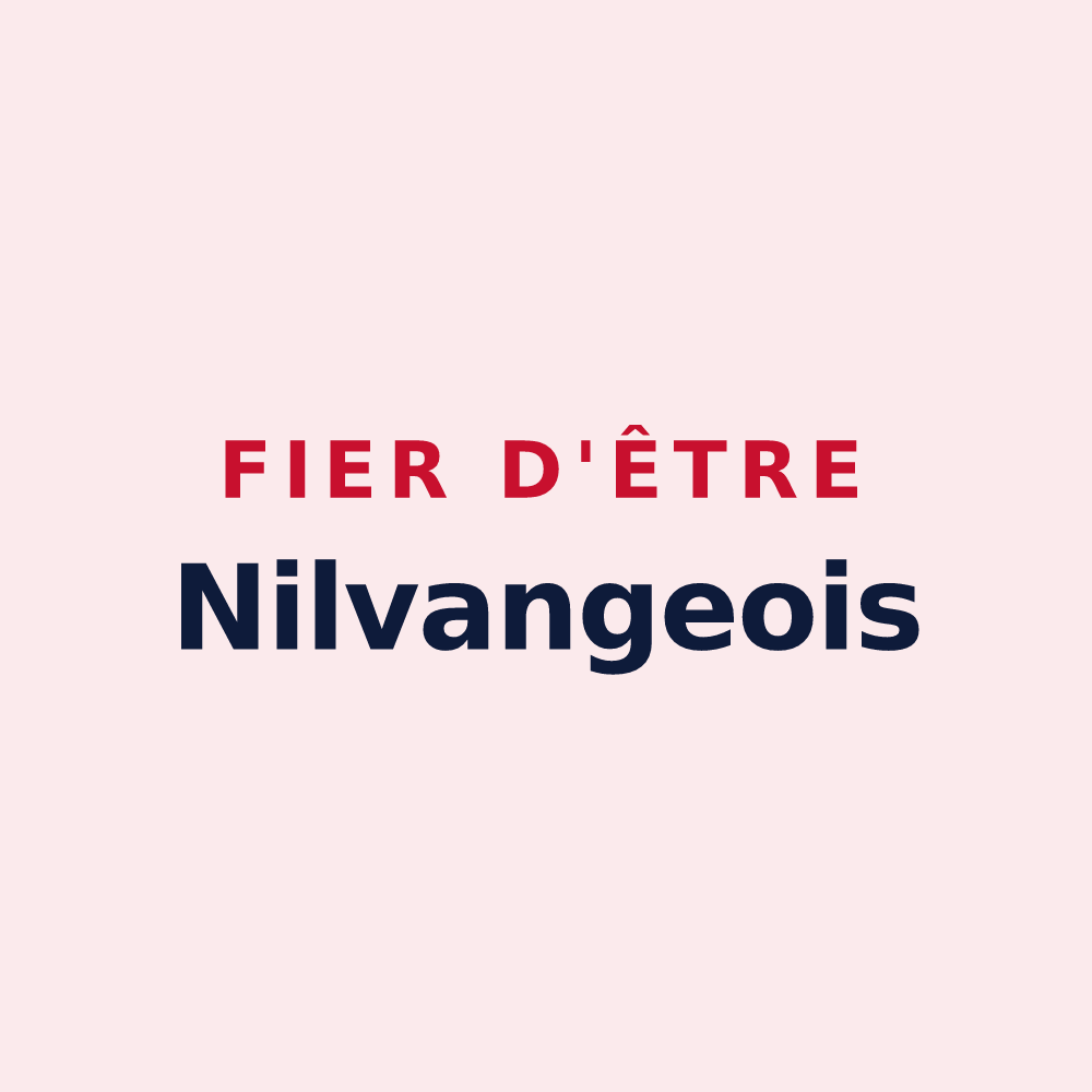 Magnet « Fier d'être Nilvangeois » — design pour Nilvange