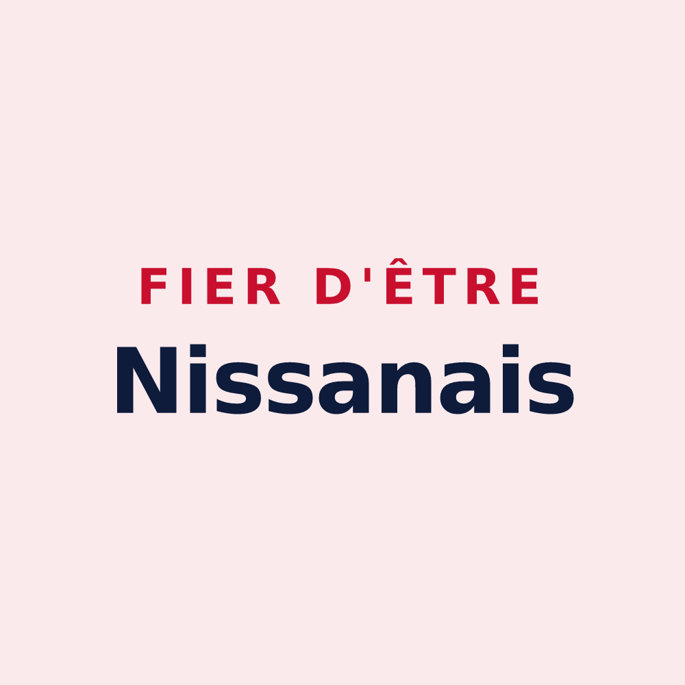 Magnet « Fier d'être Nissanais » — design pour Nissan-lez-Enserune