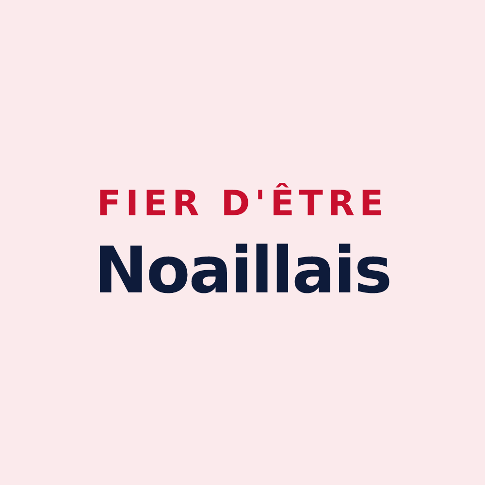 Magnet « Fier d'être Noaillais » — design pour Noailles