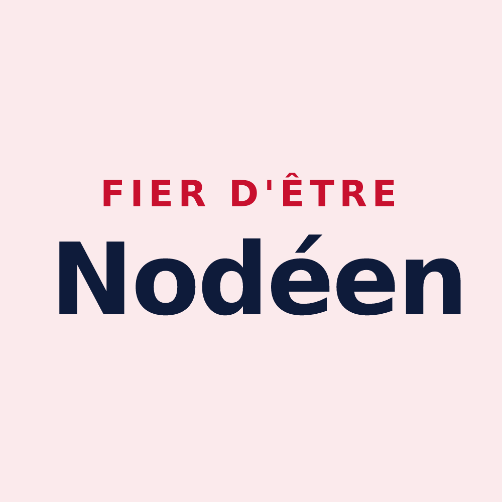 Magnet « Fier d'être Nodéen » — design pour Nod-sur-Seine