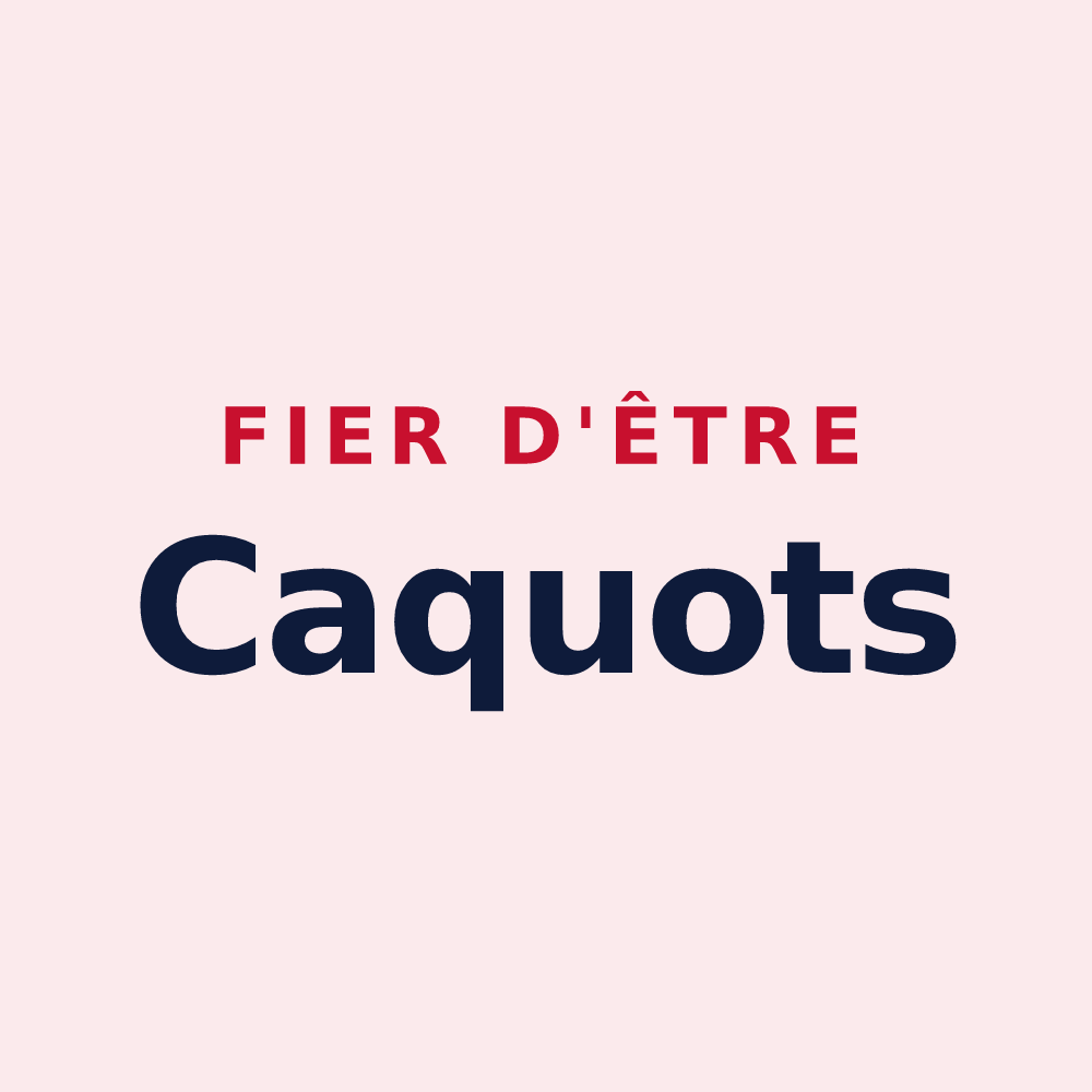 Magnet « Fier d'être Caquots » — design pour Noé-les-Mallets