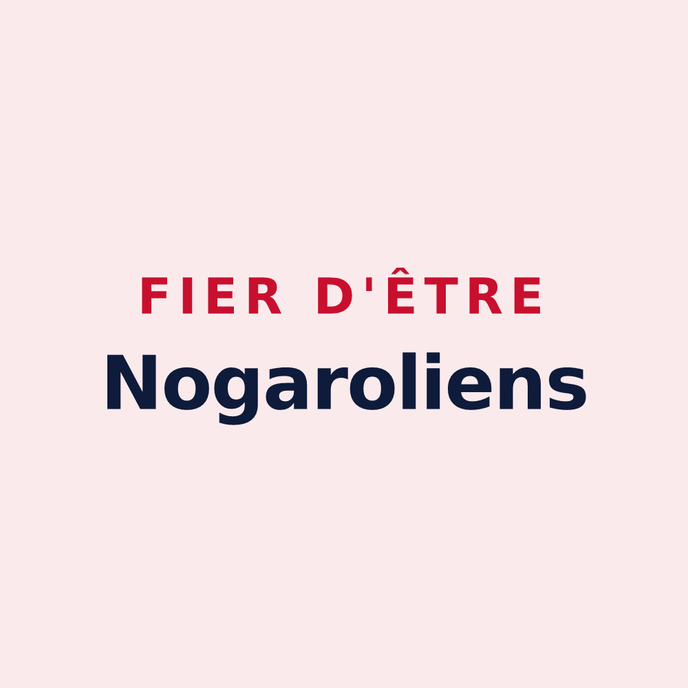 Magnet « Fier d'être Nogaroliens » — design pour Nogaro